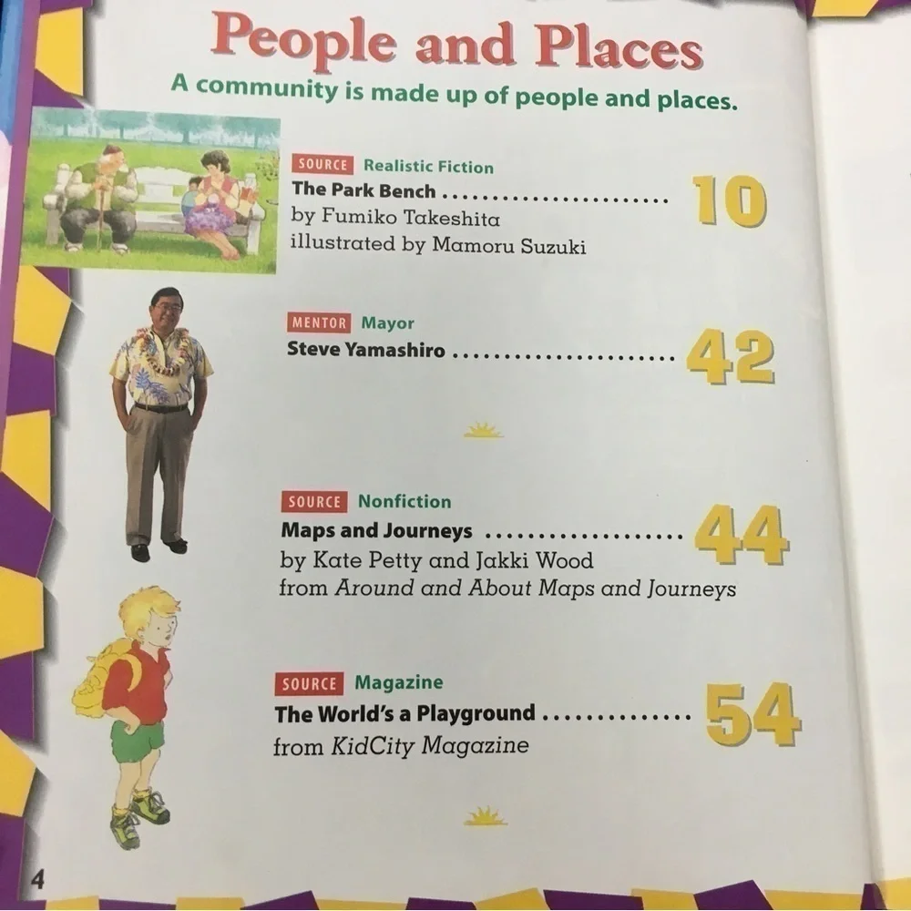 VINTAGE 1996 Book Hometowns Scholastic Classroom Homeschooling Reading School